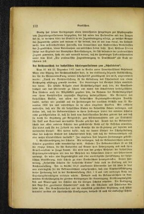 ¬Der¬ Reichsausschuß der katholischen Schulorganisationen zum "Schulfrieden"