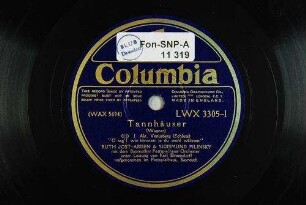 Tannhäuser : 1. Akt, Venusberg (Schluss) "O sag! wie könntest je du wohl wähnen" / (Wagner)