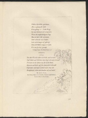 Helena zu Faust. Und werfe mich noch einmal in die Arme dir