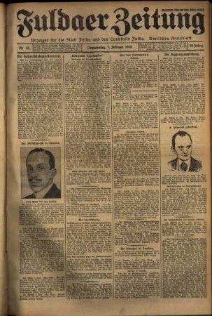 Ausgabe vom Donnerstag, den 07. Februar 1929.