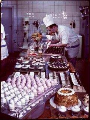Patisserie des Interhotels "Zum Löwen" in Leipzig