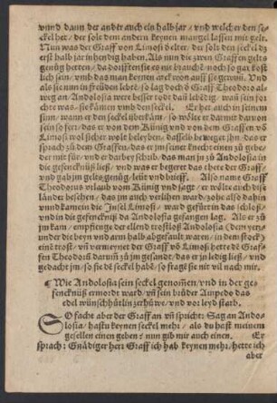 Wie Andolosia sein seckel genommen/ und in der gefencknüß ermordt ward ...
