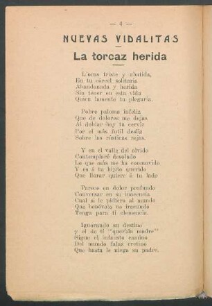 La torcaz herida
