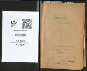 Rechnungslegung der Herrschaft Kinsweiler über die Kontribution von zwölfMillionen Livres (abgeschlossen Juli 1798)