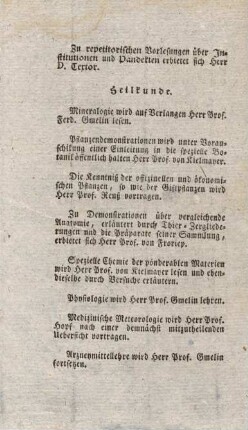 Heilkunde