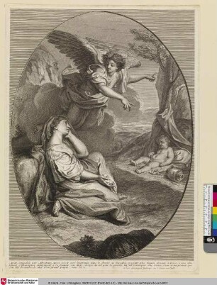 [Agar consolée pas un ange; Hagar von Abraham verstossen]
