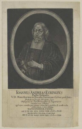 Bildnis des Ioannes Andreas Eyringivs