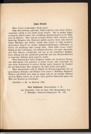 Zum Geleit