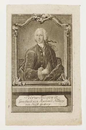 Bildnis von Peter III. (1728-1762) Zar von Russland