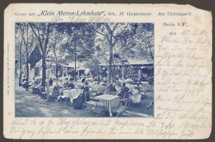 Ansichtskarte "Klein Meran-Lehmkute" am Victoriapark