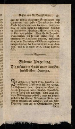 91-101, Siebente Abtheilung.