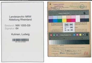 Entnazifizierung Ludwig Kuhnen , geb. 06.11.1915 (Baukaufmann)