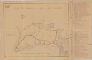 Plan zur Geschichte der Stadt Nauplia