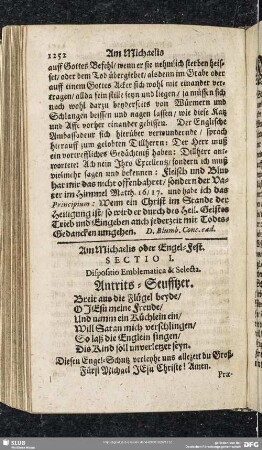 Am Michaelis oder Engel-Fest