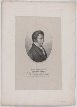 Bildnis des Jph. Lis. Gay-Lussac