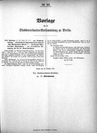 No. 69, 22. Oktober 1877