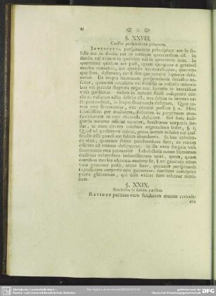 §. XXVIII. Caussae perspiratione privantes