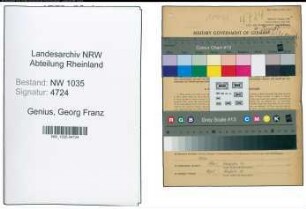 Entnazifizierung Georg Franz Genius , geb. 20.06.1912 (Ingenieur)