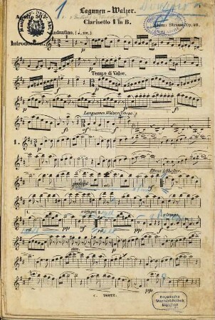 Lagunen-Walzer : op. 411