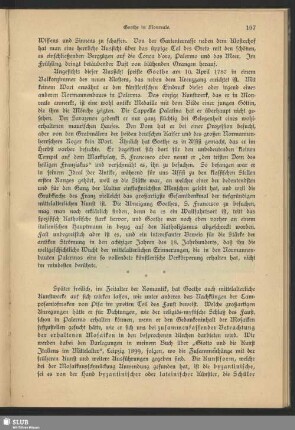 [Später freilich, im Zeitalter der Romantik]