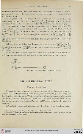 22: Die Northampton Stele