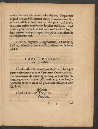 Caput Primum de gradibus.