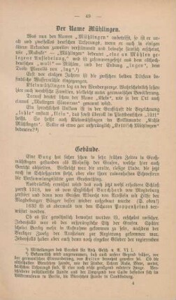 Der Name Mühlingen