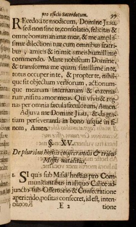 99-107, § XV - XVII