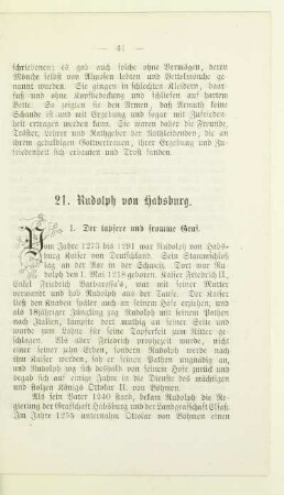 21. Rudolph von Habsburg