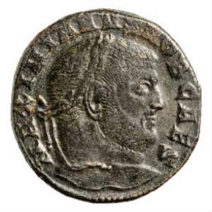 Münze, Follis, 304 - 305 n. Chr.