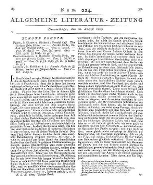 1805: Allgemeine Literatur-Zeitung