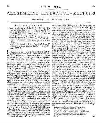 1805: Allgemeine Literatur-Zeitung