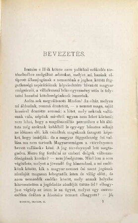 Irataim az emigráczióból : Kossuth Lajos. (Bd. 4. m. d. Tit.:) Kossuth Lajos iratai, 2. A villafrancai béke után