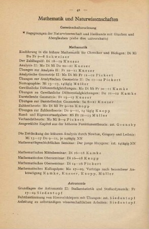 42-48, Mathematik und Naturwissenschaften