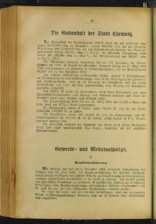 Die Gasanstalt der Stadt Chemnitz