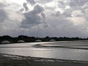 Die Salinen bei Trapani, Westküste, Salzgewinnung aus dem Meer