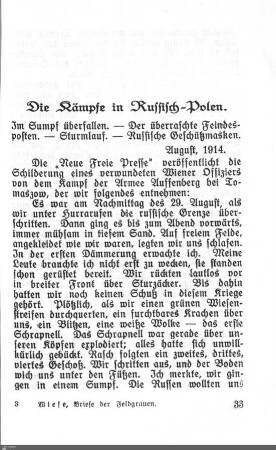 Die Kämpfe in Russisch-Polen