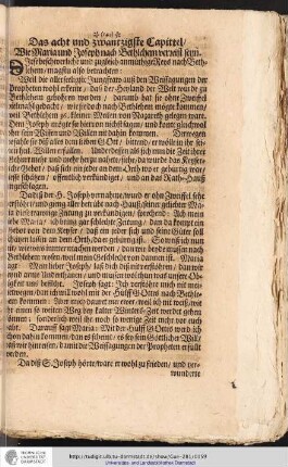 Das acht und zwantzigste Capittel