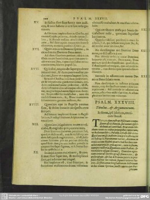 Psalmus XXXVIII