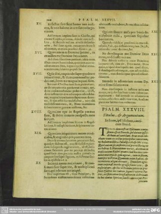 Psalmus XXXVIII