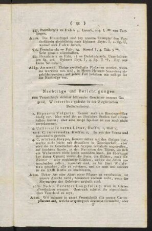 41-59, Nachträge und Berichtigungen