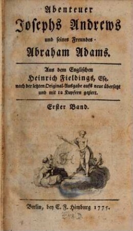 Abenteuer Josephs Andrews und seines Freundes Abraham Adams, 1