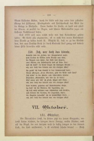 VII. Oktober.