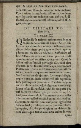 Titulus XI. - XX.