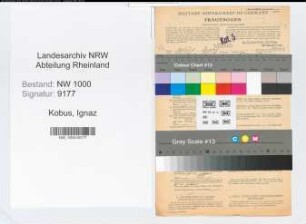 Entnazifizierung Ignaz Kobus, geb. 21.07.1895 (Kfz.Fahrer)