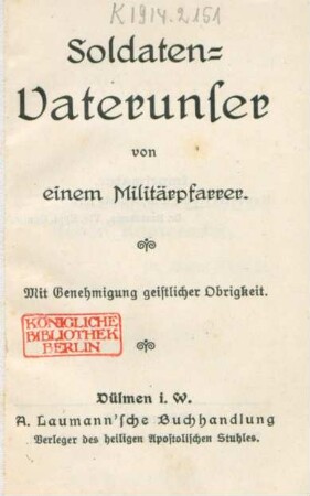 Soldaten-Vaterunser
