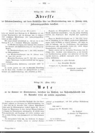 Beilagen zu Protokoll, 236. Sitzung