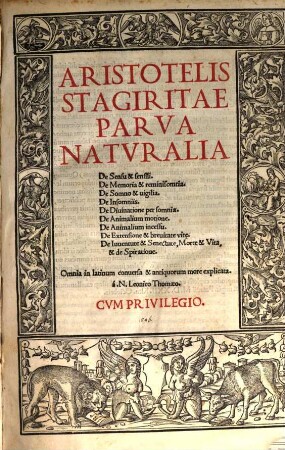 Parva naturalia