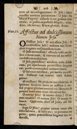 208-224, Num.51. Affectus ad dulcissimum Nomen Jesu. - Num.54. Hymnus S. Casimiri ad beatissimam Virginem Mariam.