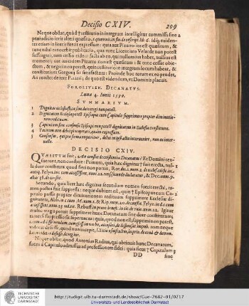 Decisio CXIV